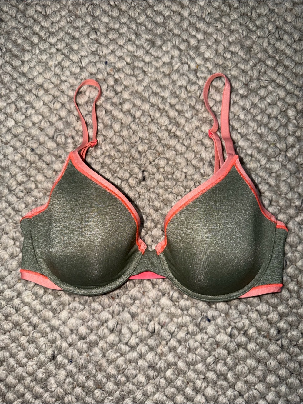 Victoria Secret Lined Demi Underwire Bra
